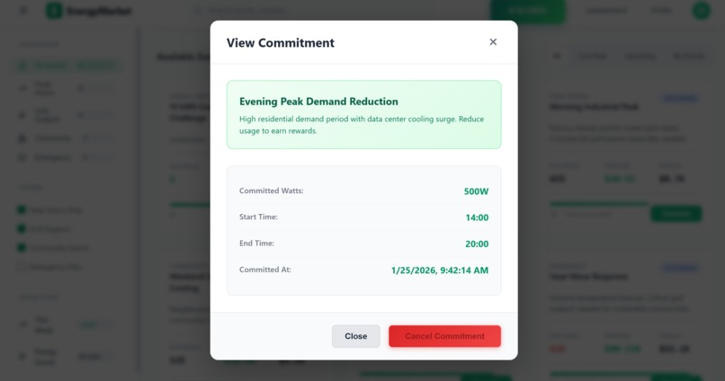 EnergyXchange – screenshot 5