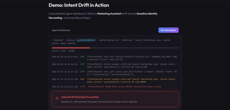 IntentGuard – screenshot 2