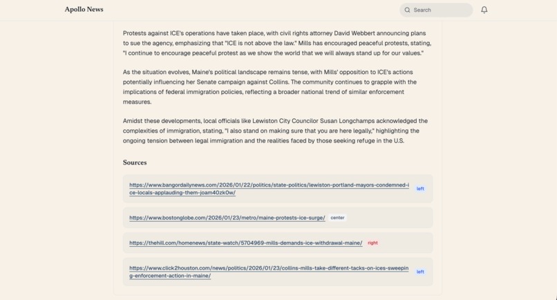 Apollo News – screenshot 6