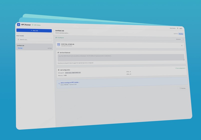 HPC Runner – screenshot 1