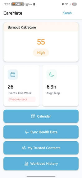 CareMate ❤️ – screenshot 1