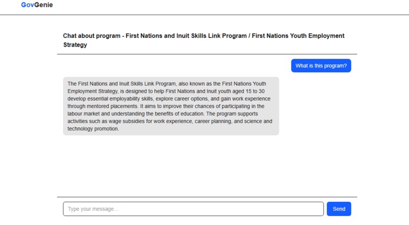 GovGenie – screenshot 4