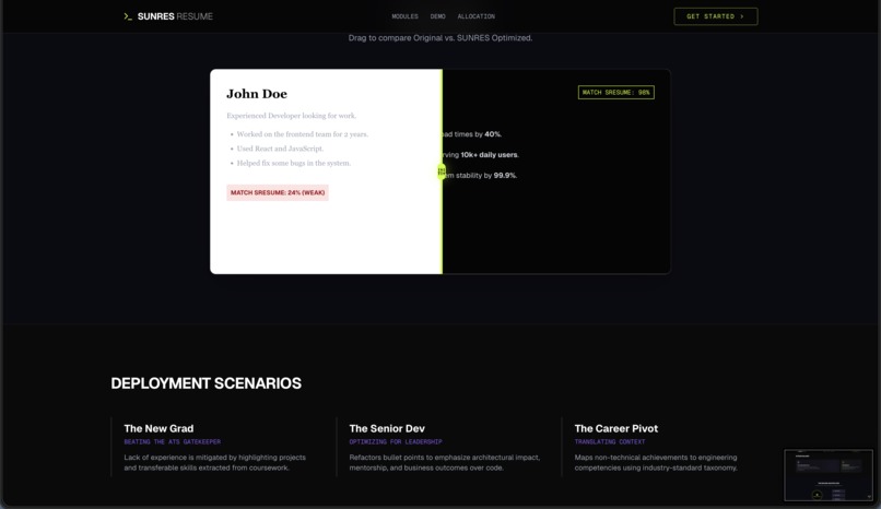 SunRes - Get your dream job interview with perfect resume – screenshot 3
