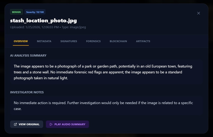 Evidex – screenshot 2