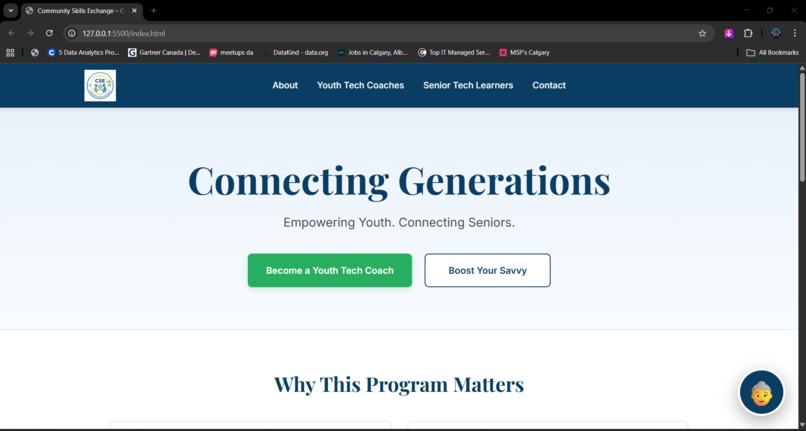 Community Skills Exchange (CSE) – screenshot 1