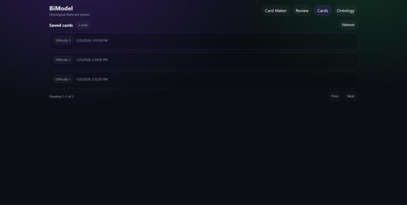 BiModel – screenshot 2