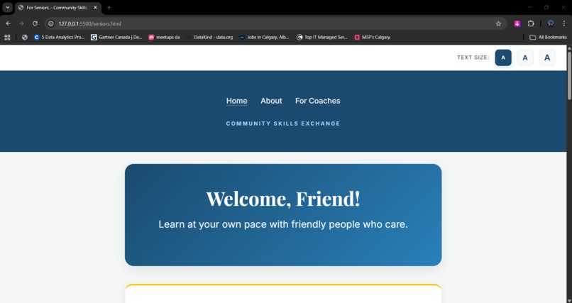 Community Skills Exchange (CSE) – screenshot 3