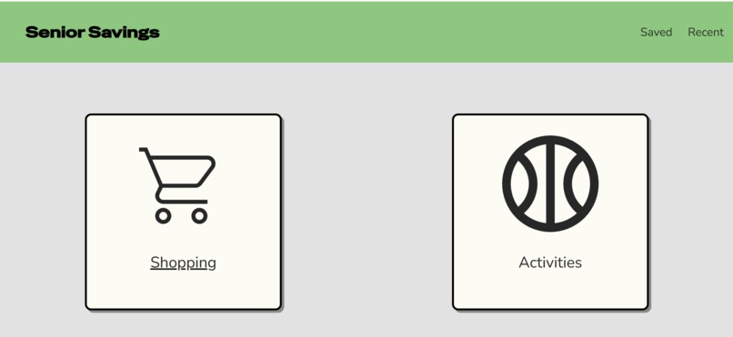 Senior Savings – screenshot 1