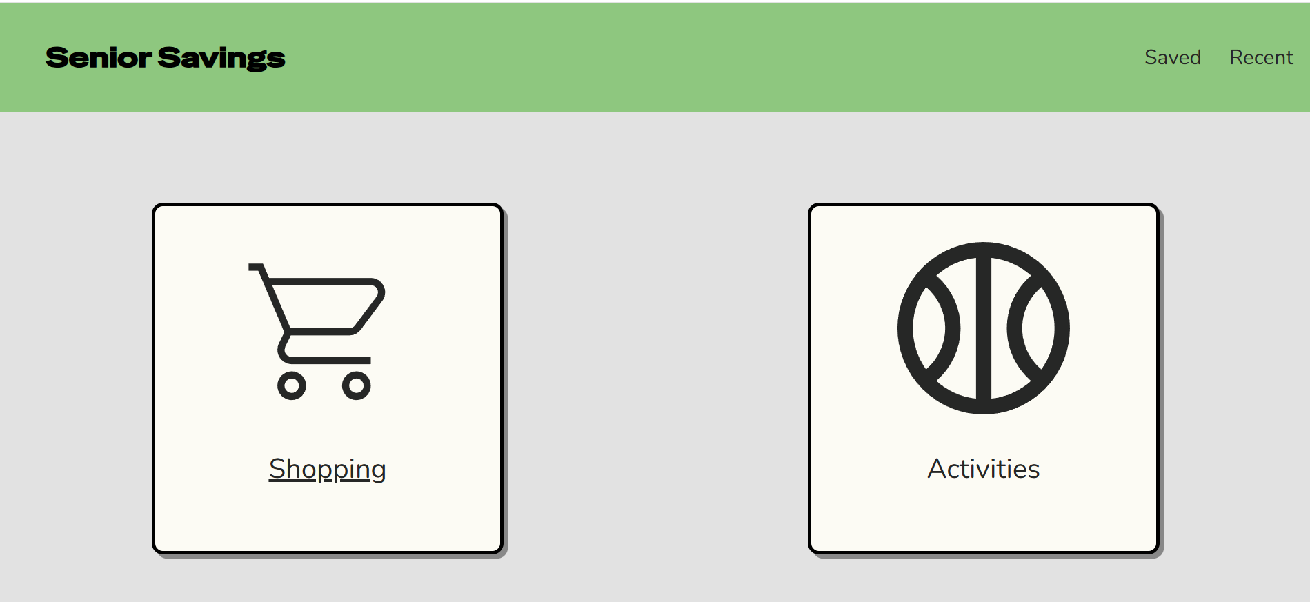 Senior Savings | Devpost