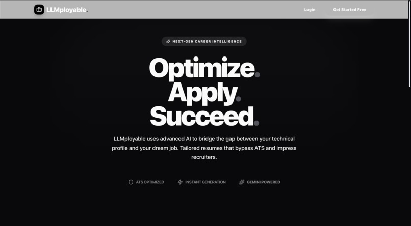 LLMployable – screenshot 1