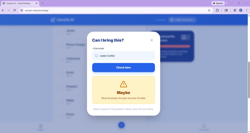 CarryOn – screenshot 3