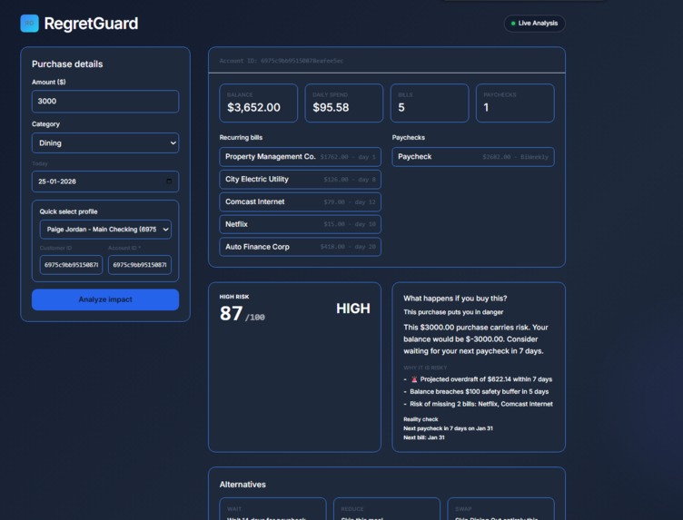 RegretGuard – screenshot 1