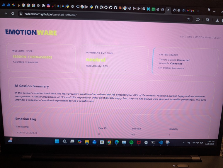 Emotionware - Smart wearables for Autism – screenshot 2