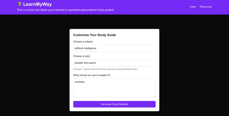 LearnMyWay – screenshot 1