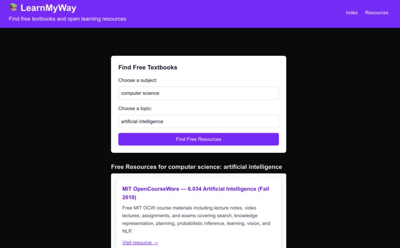 LearnMyWay – screenshot 3