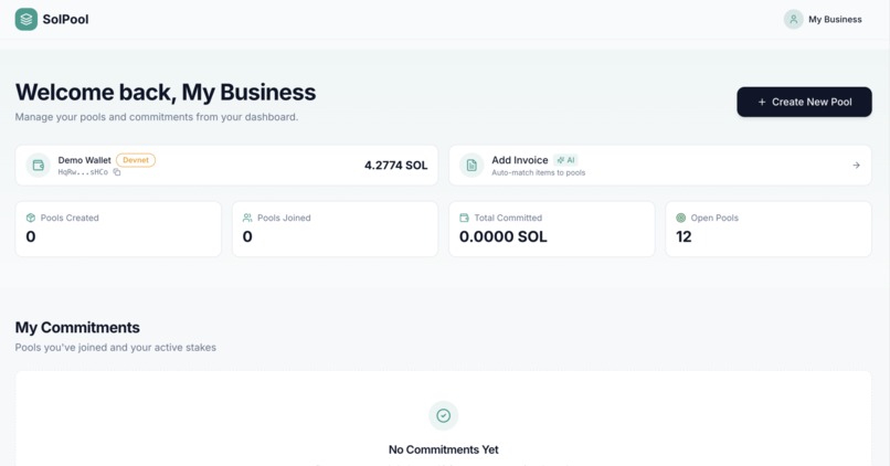 SolPool  – screenshot 2