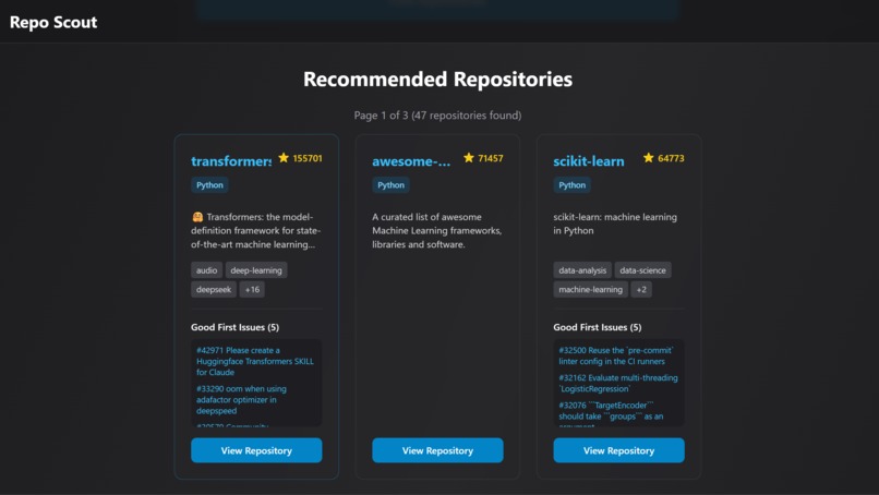 Repo Scout – screenshot 1
