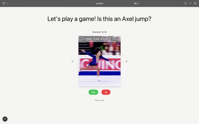 Let's play a game! Is this an Axel? | Devpost