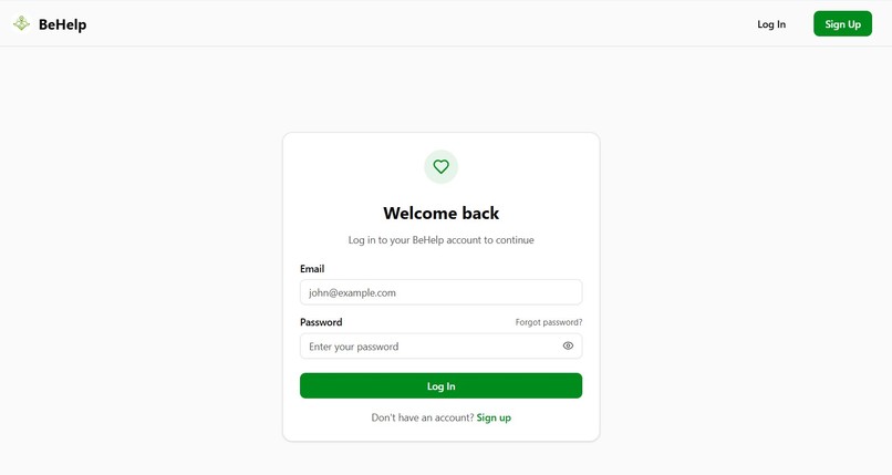 BeHelp – screenshot 1