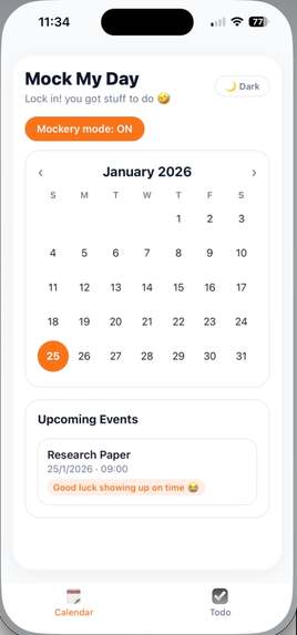 Mock my days – screenshot 3