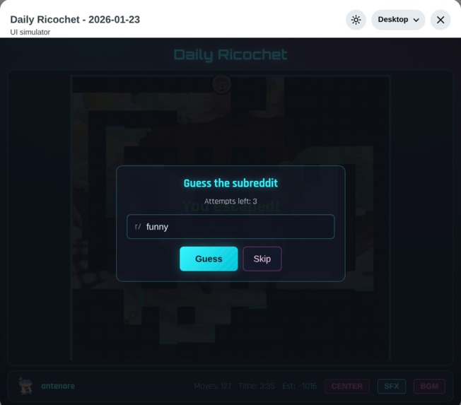Daily Ricochet – screenshot 5