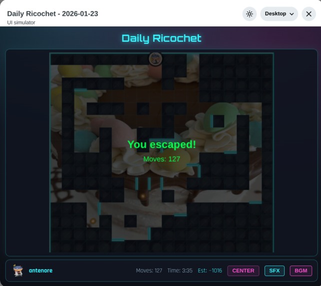 Daily Ricochet – screenshot 4
