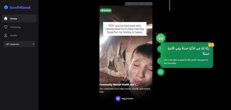 Scroll4Good – screenshot 4