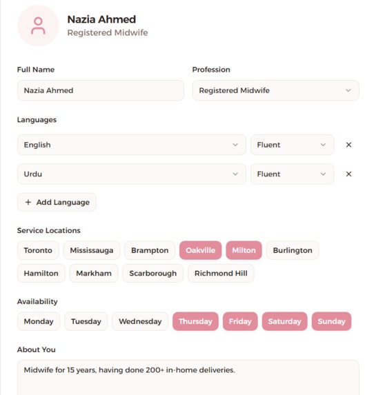 ComfortCare – screenshot 1
