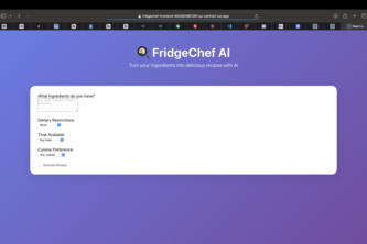 Fridge Chef AI
