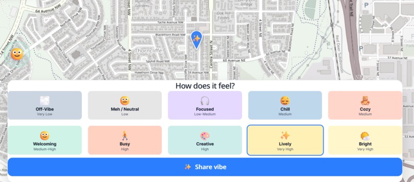 VibeMap – screenshot 2