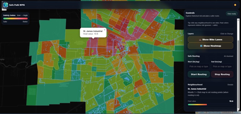 Safe Path Winnipeg – screenshot 3