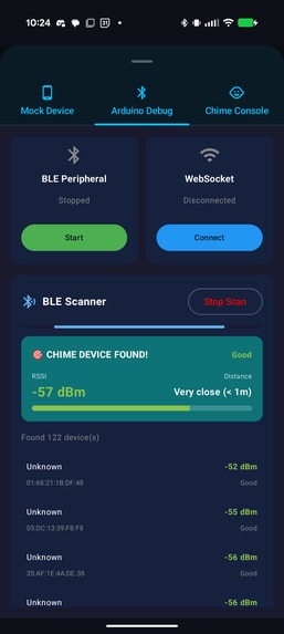Chime : Networked Beacons for Meta Wearables Audio UI – screenshot 6