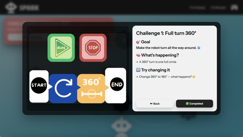 SPARK : Stackable Physical Algorithms for Robotics Kids – screenshot 5