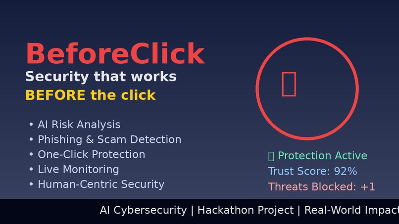 BeforeClick – screenshot 1