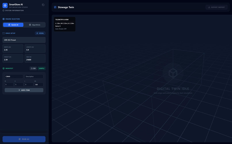 Smart Stowage Optimizer – screenshot 1