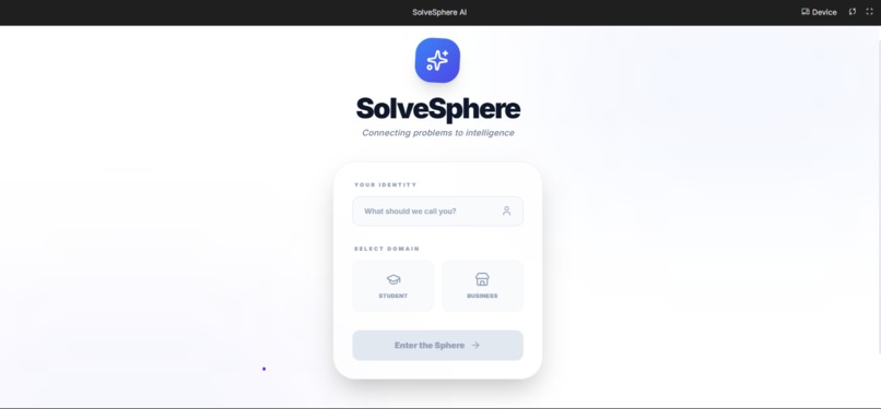 SolveSphere AI – screenshot 1