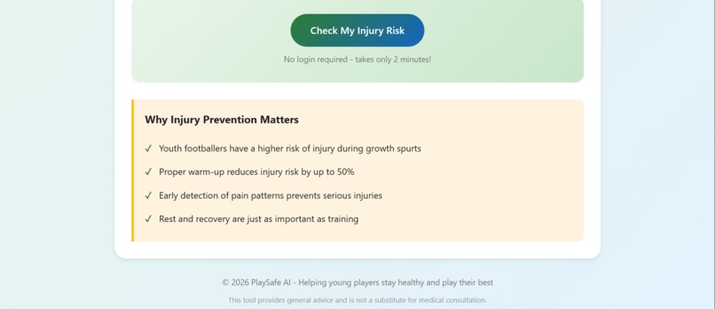 PlaySafe AI – screenshot 3