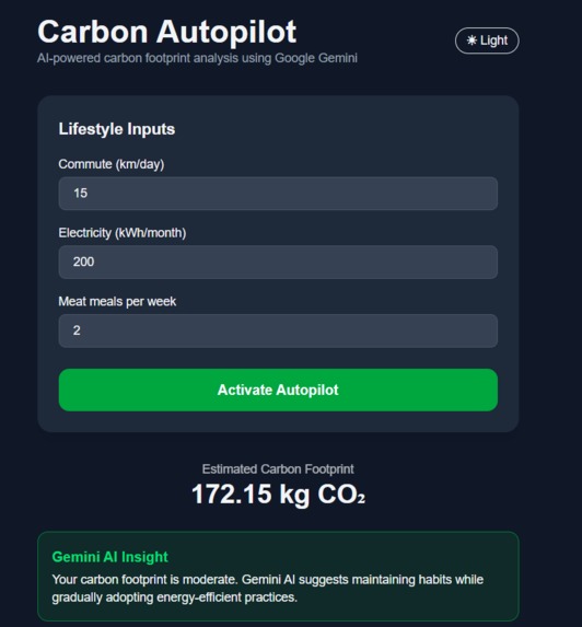 Carbon Autopilot – screenshot 1