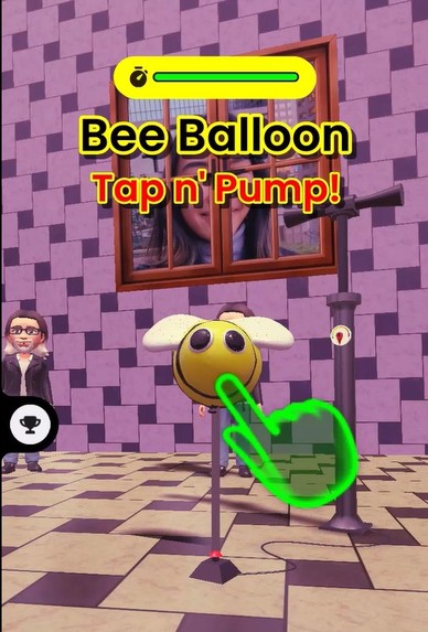 Bumblebee Balloon Tap Game! – screenshot 1