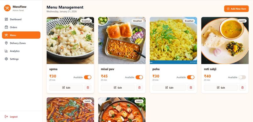 MessFlow – screenshot 7