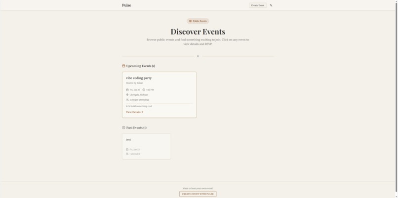 Pulse — Instant Micro-Events for Real-World Connection – screenshot 3