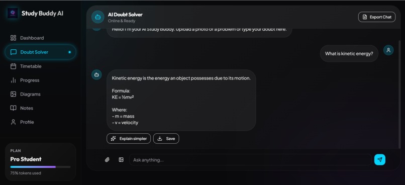 Study BuddyAI – screenshot 3