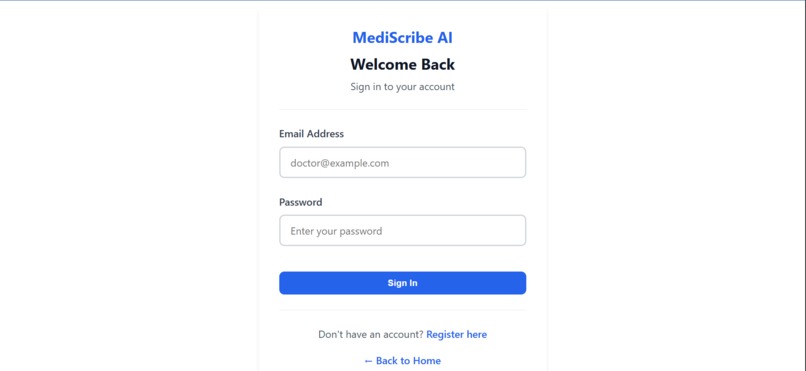 MediScribe AI – screenshot 8