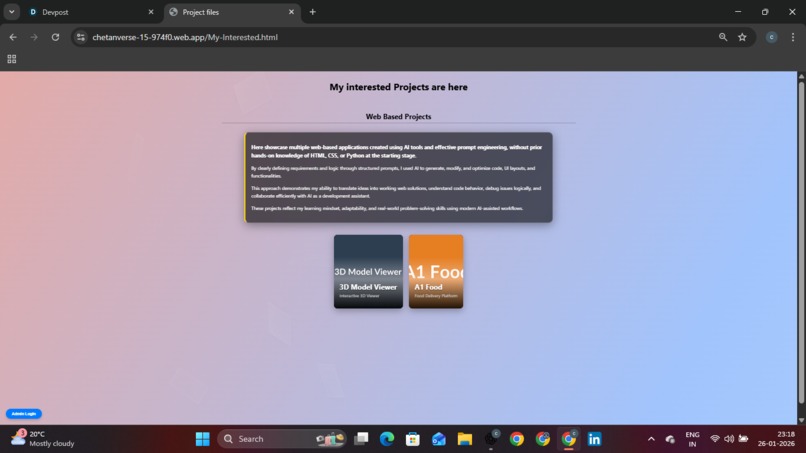 AI-Powered Student Portfolio Platform for Bharat – screenshot 3