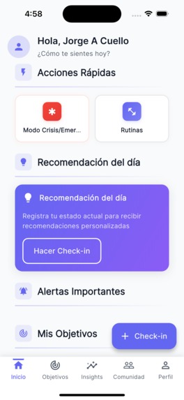 WellnessAI bienestar + inteligencia artificial – screenshot 1