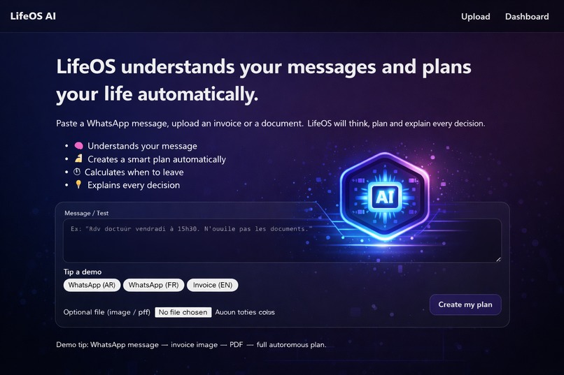 LifeOS AI – Your Intelligent Life Manager – screenshot 2