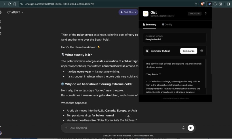 Arami - Cross‑Model Memory for AI Power Users – screenshot 3