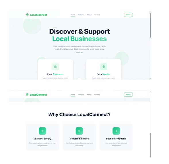 LocalConnect  – screenshot 1