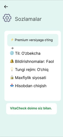 VitaCheck  – screenshot 6