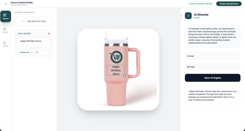 Souvy Edit: AI-Driven Bespoke Gifting – screenshot 4
